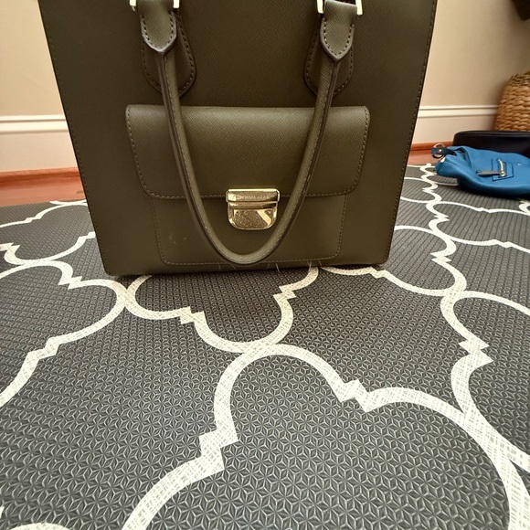 Elegant Olive Green Women\'s Handbag